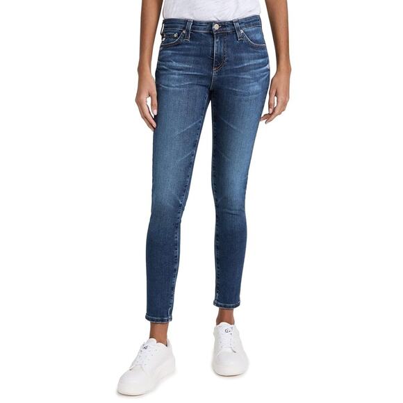 AG Adriano Goldschmied The Leggings Ankle Jeans Womens Size 26R Super Skinny - Picture 1 of 11
